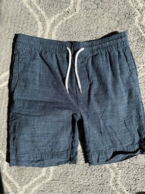 Urban Man Navy Elastic Waist Shorts